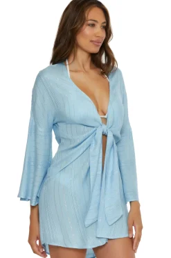 Becca by Rebecca Virtue Tunics-Radiance Tie Front Tunic