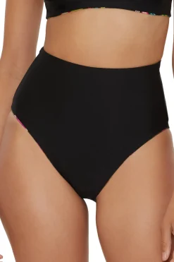Trina Turk High Waist|Bikinis-Reversible High Waist Bikini Bottom