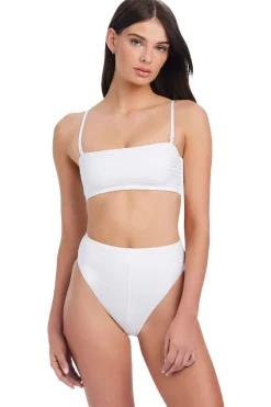 Sanctuary Bandeau|Bikinis-Ribbed Bandeau Bikini Top