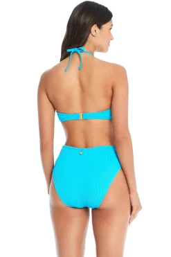 Bleu Rod Beattie Halter|Bandeau-Ring Bandeau Bikini Top