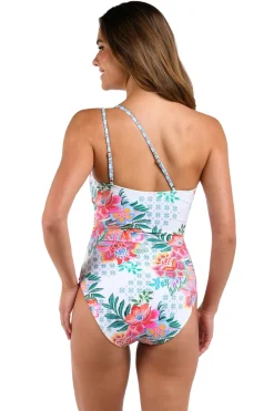 La Blanca Asymmetrical|One Pieces-Riviera Asymmetrical One Piece Swimsuit