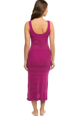 Kivari Sundresses-Riza Crochet Midi Dress