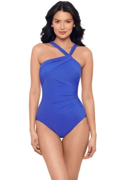 Miraclesuit Asymmetrical|One Pieces-Rock Solid Europa Asymmetrical One Piece Swimsuit