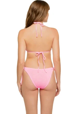 Love & Bikinis Triangle|Halter-Rose Jamaica Triangle Bikini Top