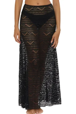 Becca by Rebecca Virtue Bottoms-Rose Maxi Skirt