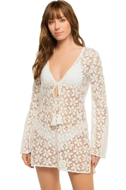 Honorine Sundresses-Rosie Floral Lace Mini Dress
