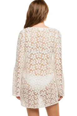 Honorine Sundresses-Rosie Floral Lace Mini Dress