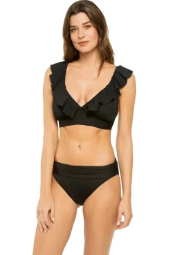 Cerulean Sea Bralette|Bikinis-Ruffle Bralette Bikini Top