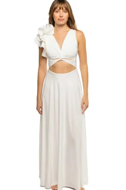 Maygel Coronel Sundresses-Ruffle Maxi Dress