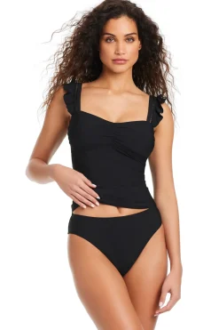 Beyond Control Tank|Tankinis-Ruffle Strap Tankini Top