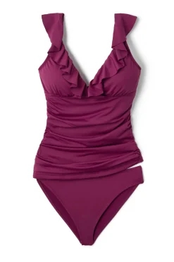 Cerulean Sea Tank|Tankinis-Ruffle Tankini Top