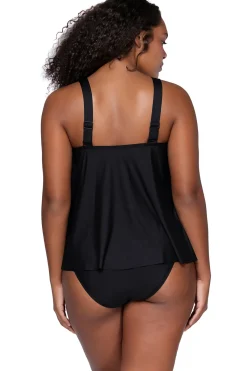 Sunsets High Neck|Tank-Sadie High Neck Tankini Top