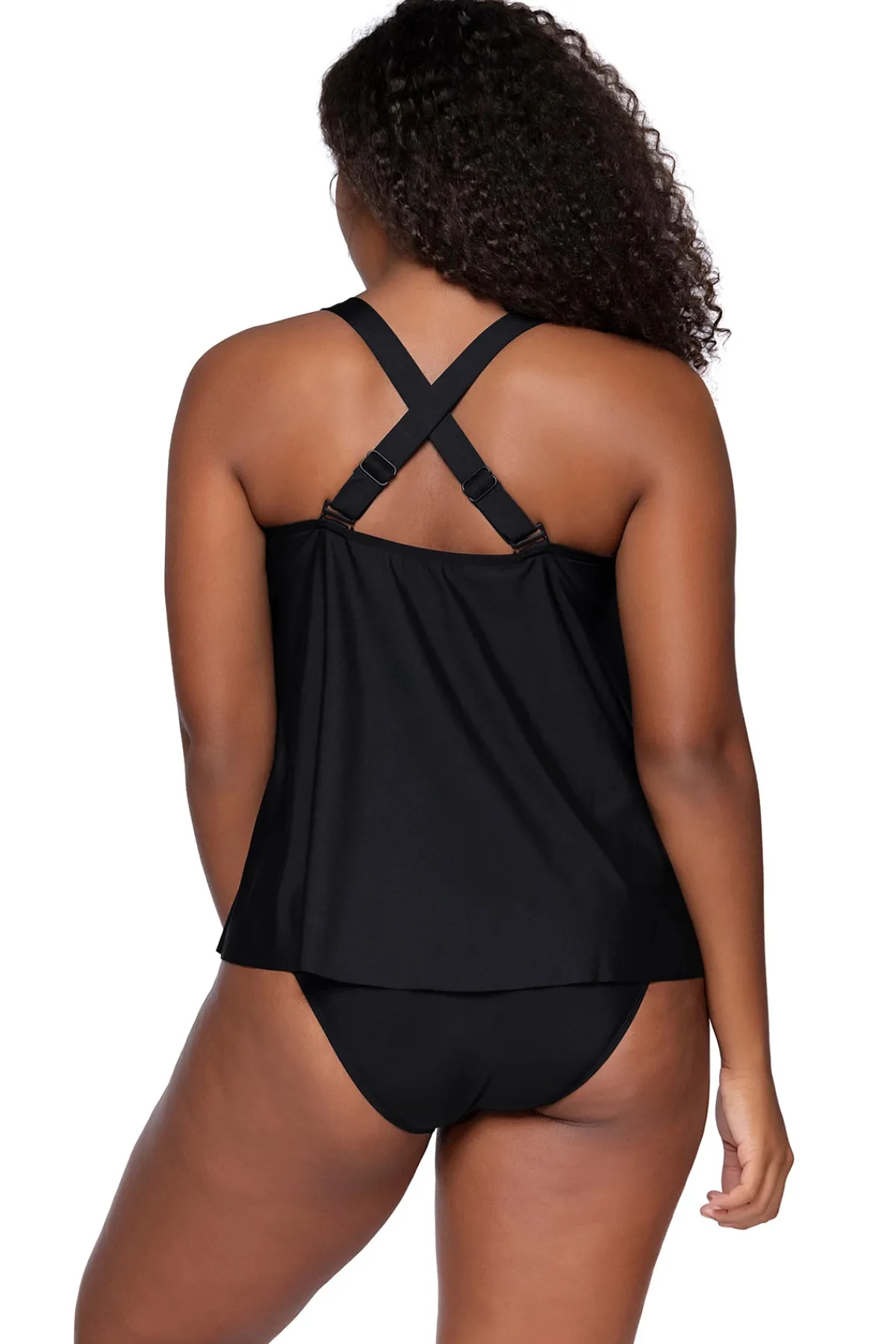 Sunsets High Neck|Tank-Sadie High Neck Tankini Top