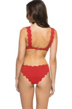 Marysia Bikinis-Santa Clara Scallop Bikini Top