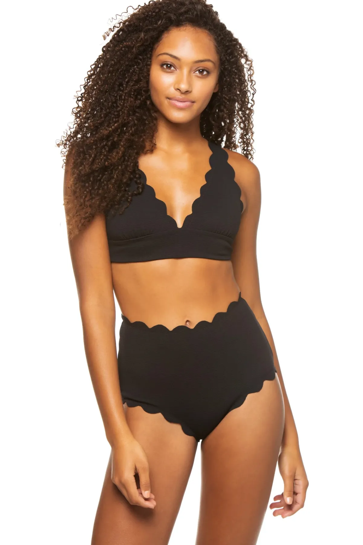 Marysia Bikinis-Santa Clara Scallop Bikini Top