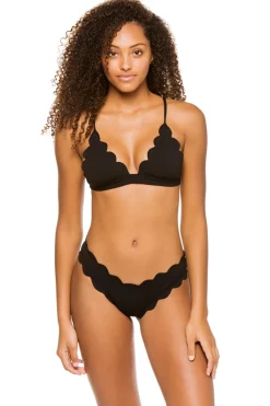 Marysia Bralette|Triangle-Santa Clara Scallop Bralette Bikini Top