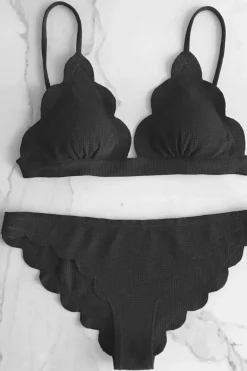 Marysia Bralette|Triangle-Santa Clara Scallop Bralette Bikini Top