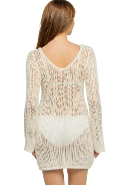 Koy Resort Tunics-Santorini Long Sleeve Mini Tunic