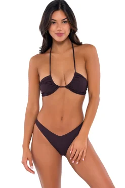 B. Swim Halter|Bandeau-Sasha Bandeau Bikini Top