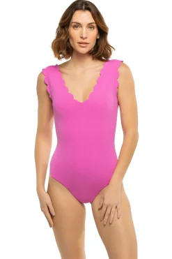 Marysia Tank|One Pieces-Scallop One Piece Swimsuit