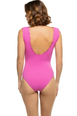 Marysia Tank|One Pieces-Scallop One Piece Swimsuit