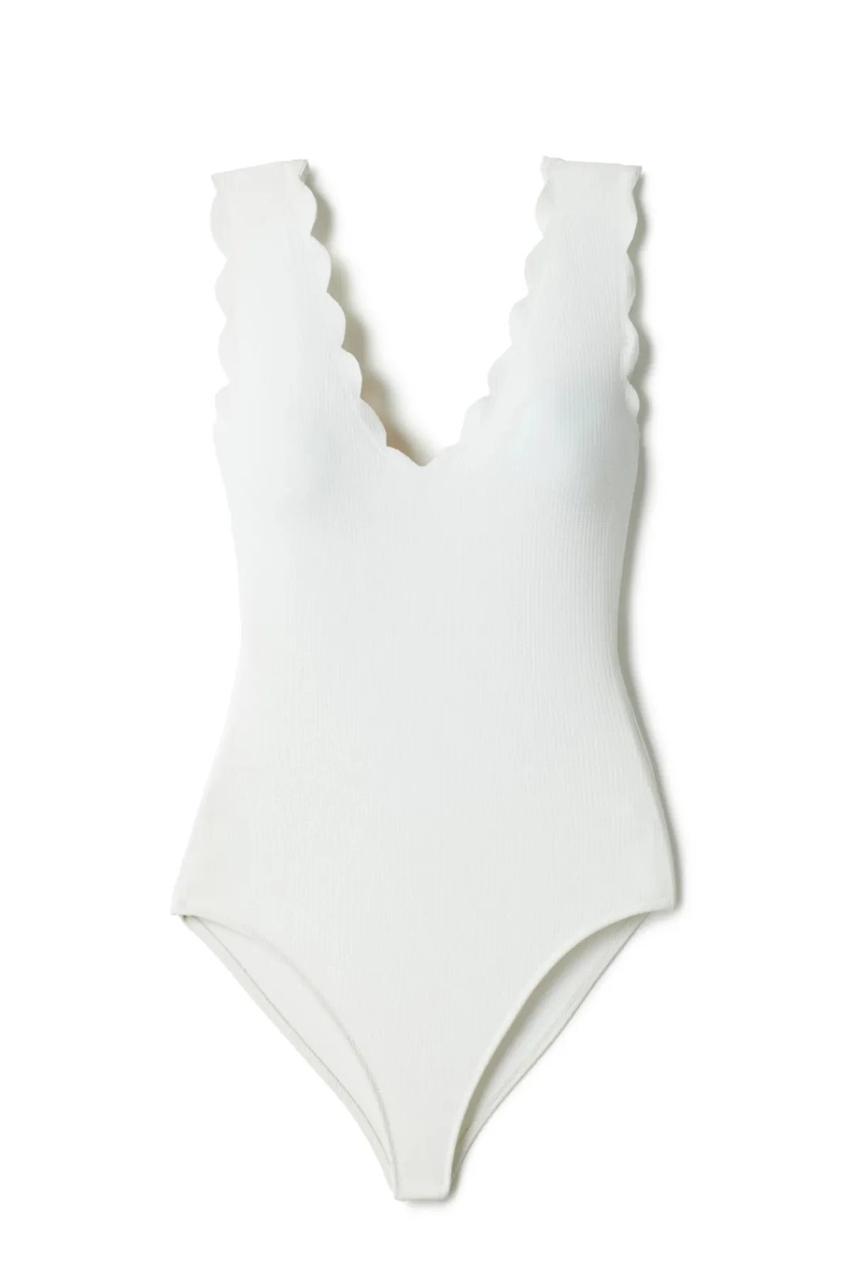 Marysia Tank|One Pieces-Scallop One Piece Swimsuit