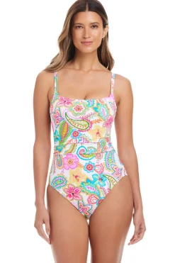 Bleu Rod Beattie One Pieces-Scoop Neck One Piece Swimsuit