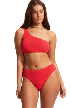 Seafolly Bikinis-Sea Dive Asymmetrical Bikini Top