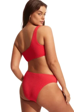 Seafolly Bikinis-Sea Dive Asymmetrical Bikini Top