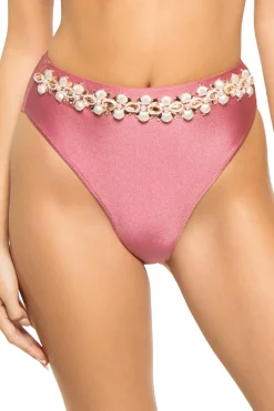 PatBo High Waist|Bikinis-Seashell High Waist Bikini Bottom