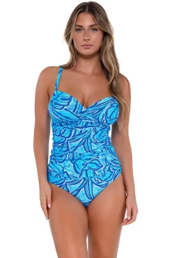 Sunsets Tank|Tankinis-Serena Underwire Tankini Top (D+ Cup)