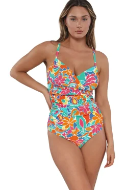 Sunsets Tank|Tankinis-Serena Underwire Tankini Top (E-H Cup)