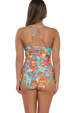 Sunsets Tank|Tankinis-Serena Underwire Tankini Top (E-H Cup)