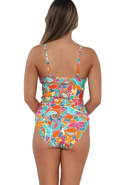 Sunsets Tank|Tankinis-Serena Underwire Tankini Top (D+ Cup)