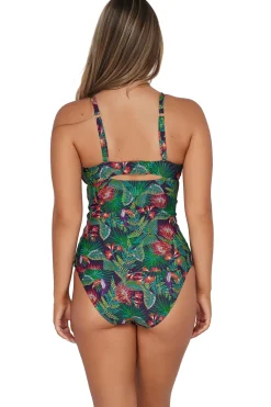 Sunsets Tank|Tankinis-Serena Underwire Tankini Top (D+ Cup)