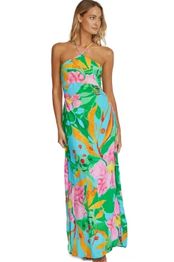 PQ Swim Sundresses-Serephina Halter Maxi Dress