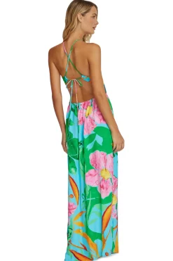 PQ Swim Sundresses-Serephina Halter Maxi Dress