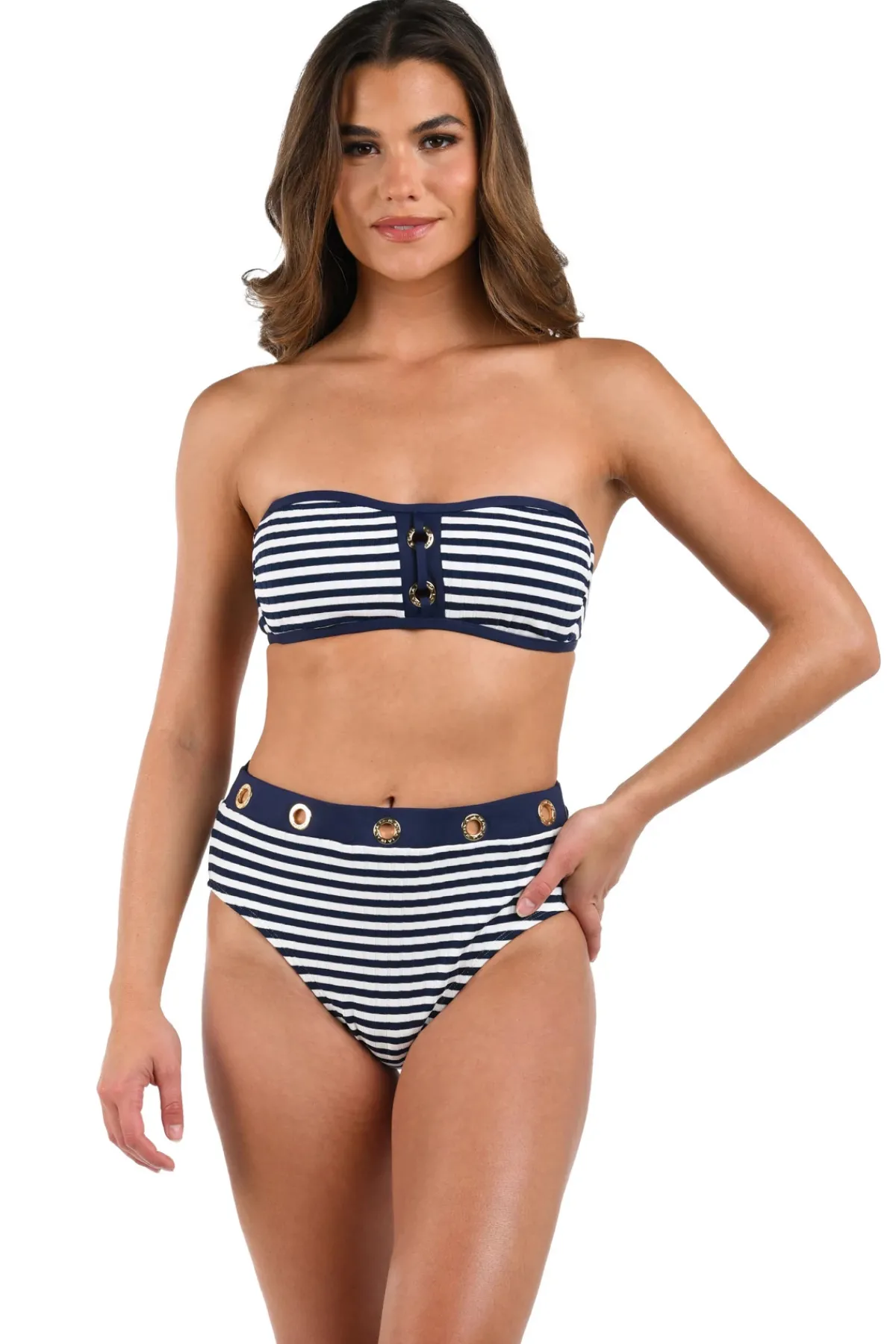 La Blanca Bandeau|Bikinis-Set Sail Bandeau Bikini Top