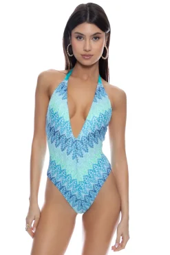 Luli Fama High Leg|Halter-Seven Seas One Piece Swimsuit