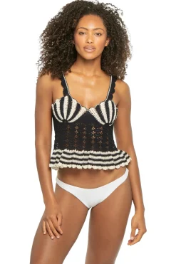 Carolina K Tops-Shell Crochet Top