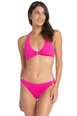 Helen Jon Triangle|Halter-Shell Ring Halter Bikini Top