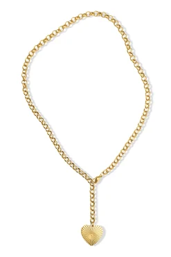 Ellie Vail Jewelry-Shiloh Heart Lariat Necklace
