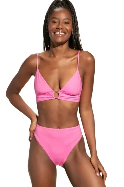 Maaji Triangle|Bikinis-Shine Reversible Triangle Bikini Top