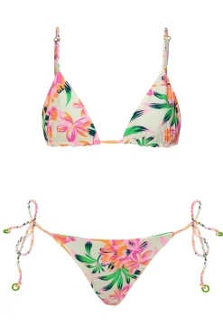 Maaji Tie Side|Brazilian / Cheeky-Shining Reversible Brazilian Bikini Bottom