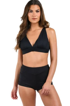 La Blanca Bikinis-Shirred Band Bikini Top