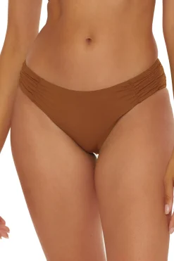Soluna Hipster|Bikinis-Shirred Tab Side Hipster Bikini Bottom