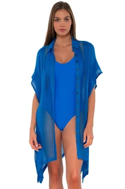 Sunsets Shirt Dresses-Shore Thing Tunic