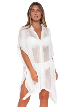 Sunsets Shirt Dresses-Shore Thing Tunic