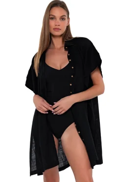 Sunsets Shirt Dresses-Shore Thing Tunic
