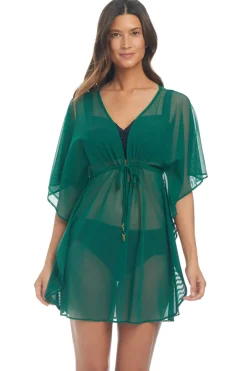 Bleu Rod Beattie Tunics-Short Mesh Caftan